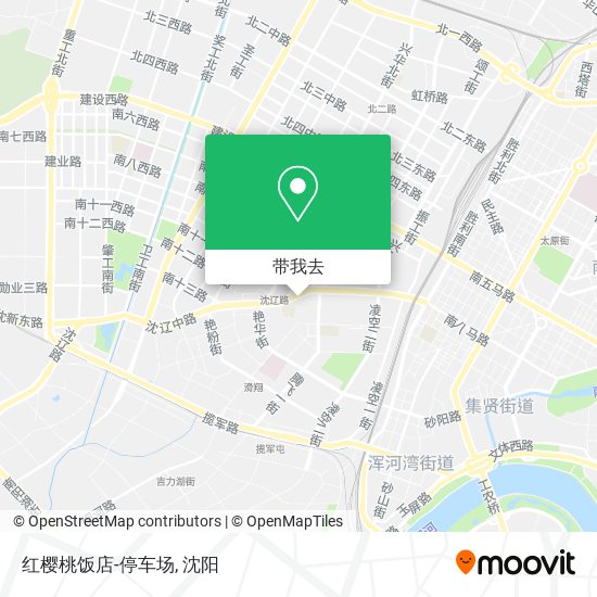 红樱桃饭店-停车场地图