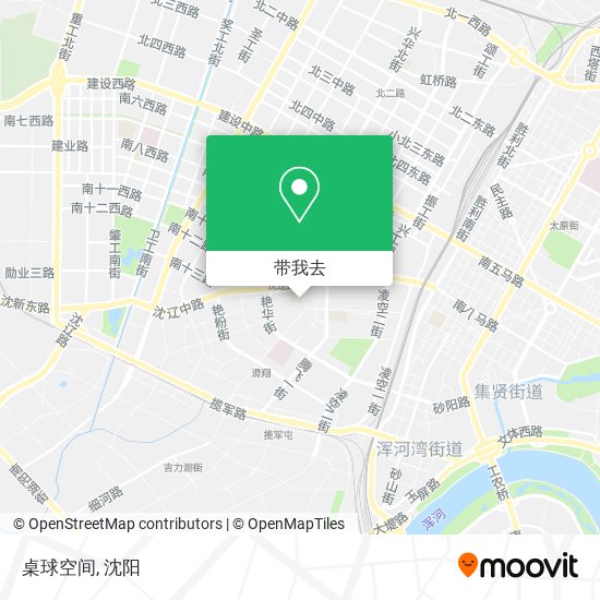 桌球空间地图
