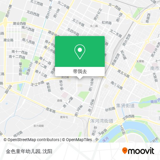金色童年幼儿园地图