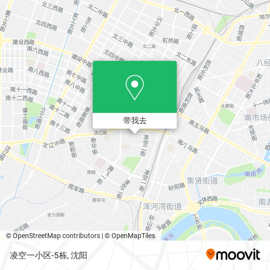 凌空一小区-5栋地图