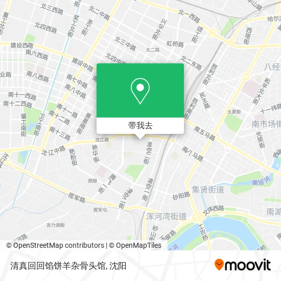 清真回回馅饼羊杂骨头馆地图