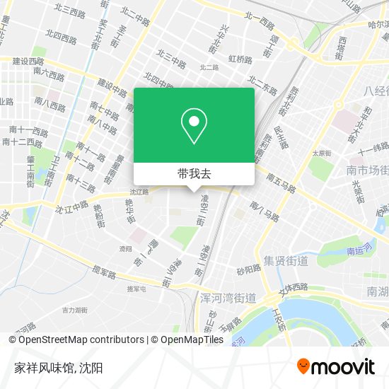 家祥风味馆地图