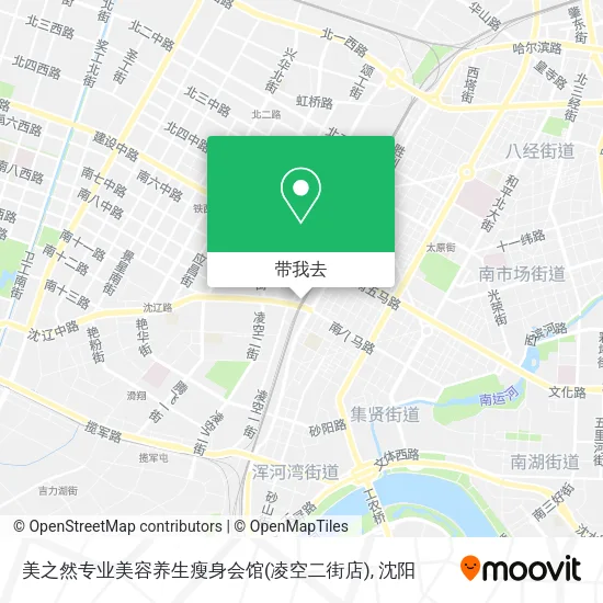 美之然专业美容养生瘦身会馆(凌空二街店)地图