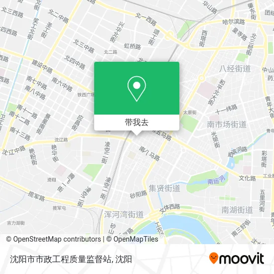沈阳市市政工程质量监督站地图