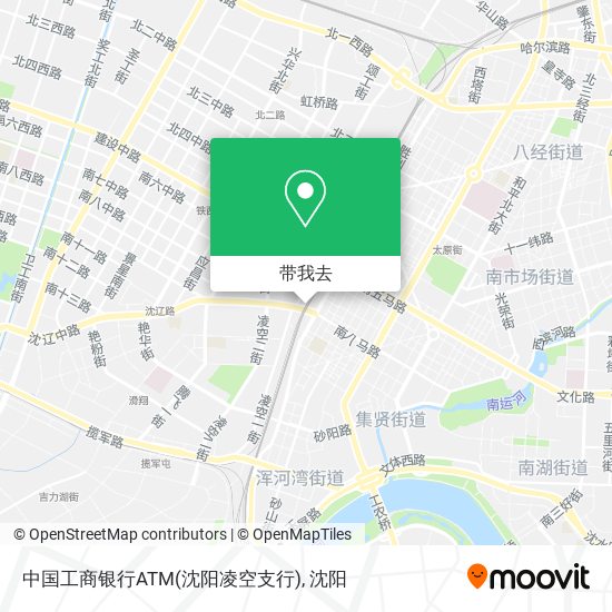 中国工商银行ATM(沈阳凌空支行)地图