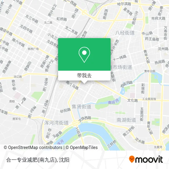 合一专业减肥(南九店)地图