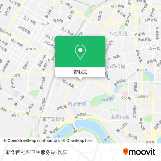 新华西社区卫生服务站地图