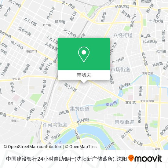 中国建设银行24小时自助银行(沈阳新广储蓄所)地图