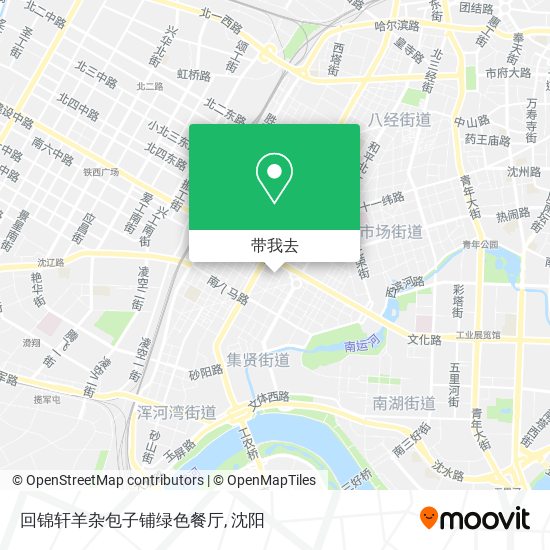 回锦轩羊杂包子铺绿色餐厅地图