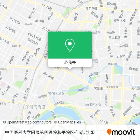 中国医科大学附属第四医院和平院区-门诊地图