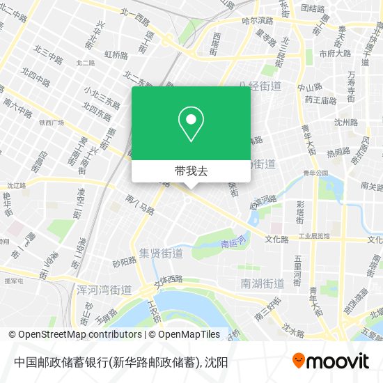 中国邮政储蓄银行(新华路邮政储蓄)地图