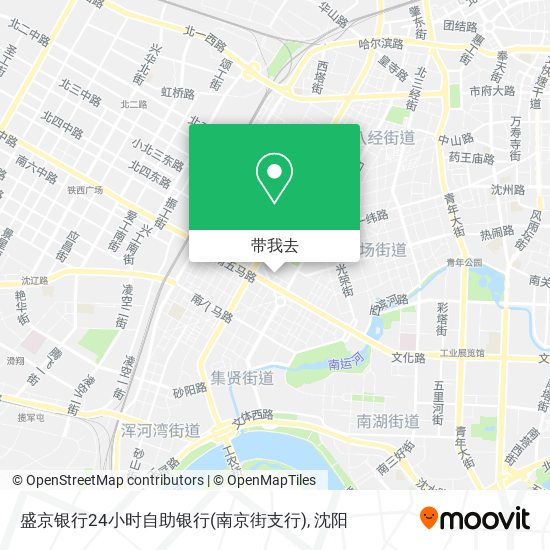 盛京银行24小时自助银行(南京街支行)地图