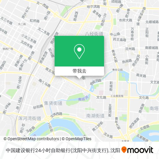 中国建设银行24小时自助银行(沈阳中兴街支行)地图