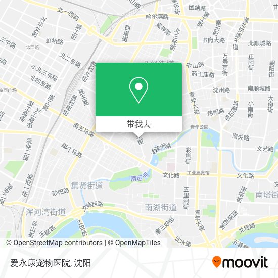 爱永康宠物医院地图