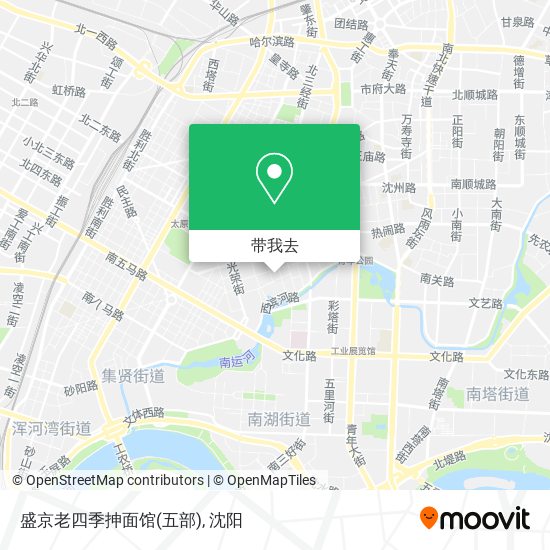 盛京老四季抻面馆(五部)地图