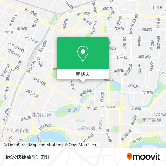 欧家快捷旅馆地图
