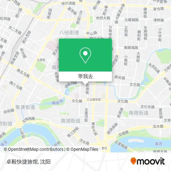 卓毅快捷旅馆地图