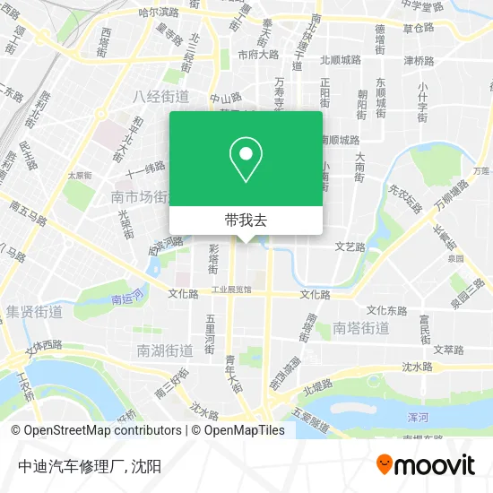 中迪汽车修理厂地图