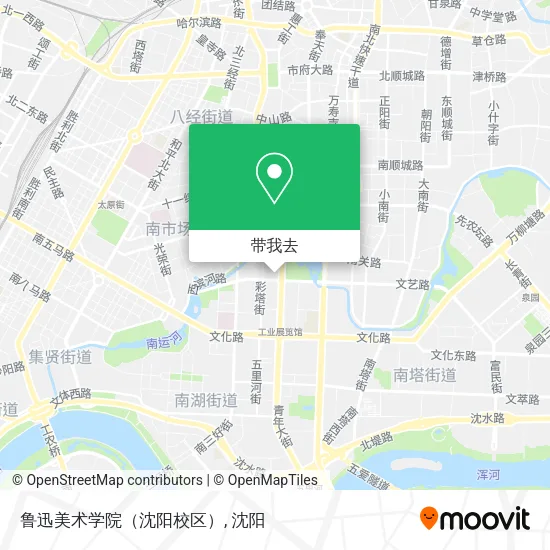 鲁迅美术学院（沈阳校区）地图