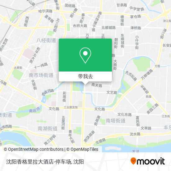 沈阳香格里拉大酒店-停车场地图