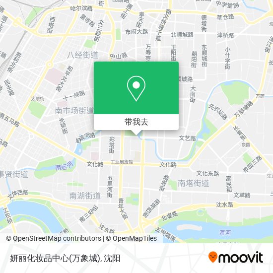 妍丽化妆品中心(万象城)地图