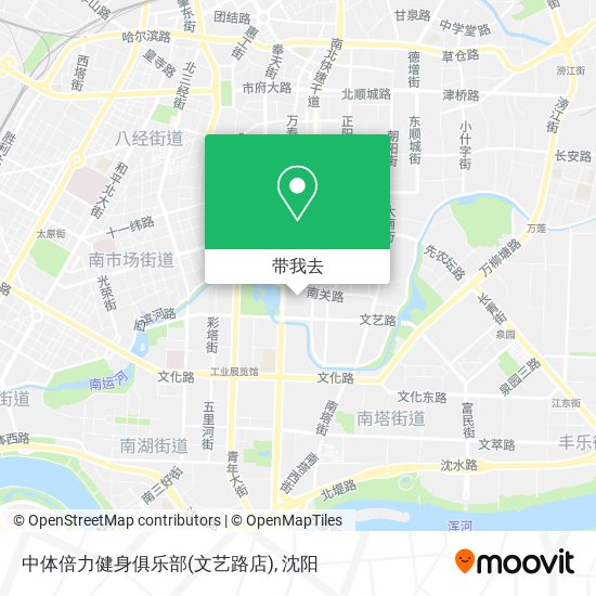 中体倍力健身俱乐部(文艺路店)地图