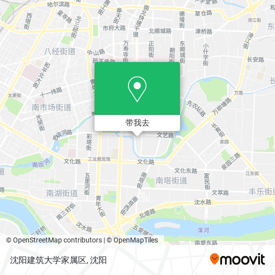 沈阳建筑大学家属区地图