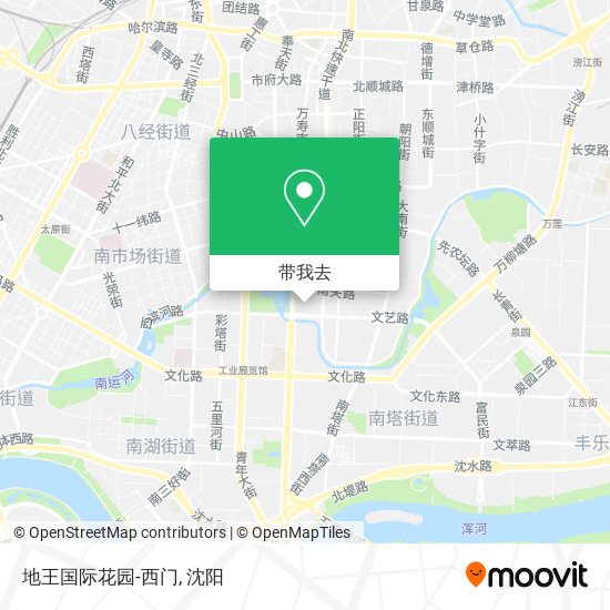 地王国际花园-西门地图