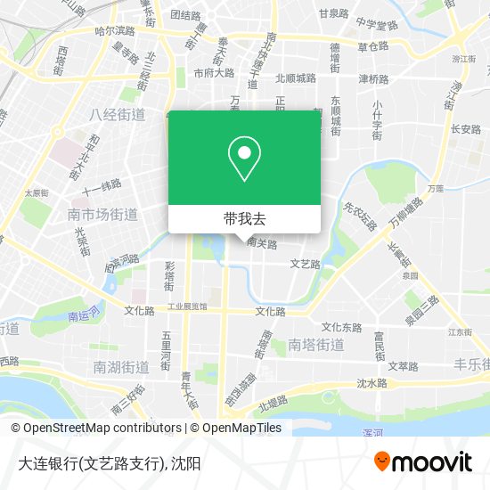 大连银行(文艺路支行)地图