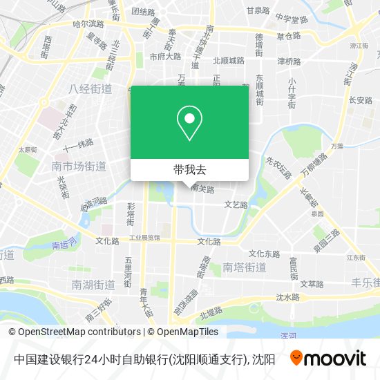 中国建设银行24小时自助银行(沈阳顺通支行)地图