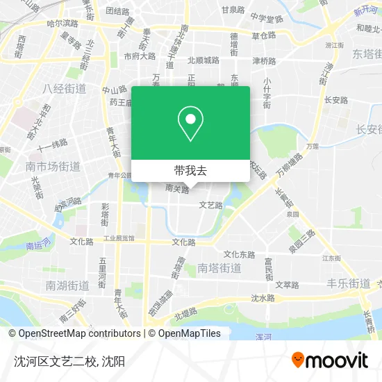 沈河区文艺二校地图