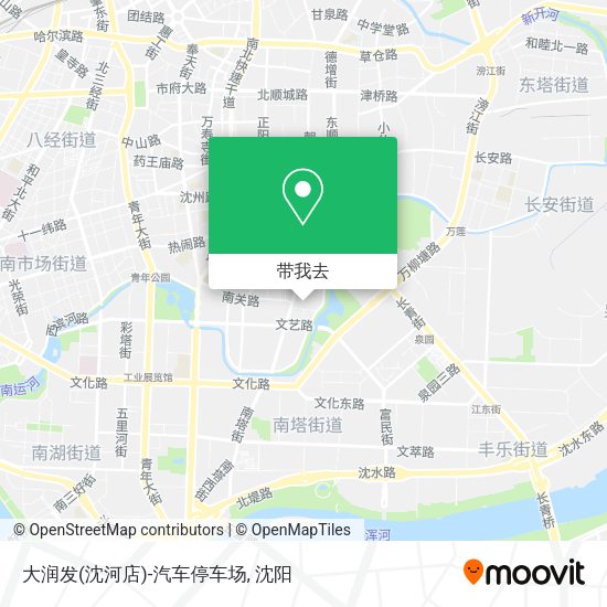大润发(沈河店)-汽车停车场地图