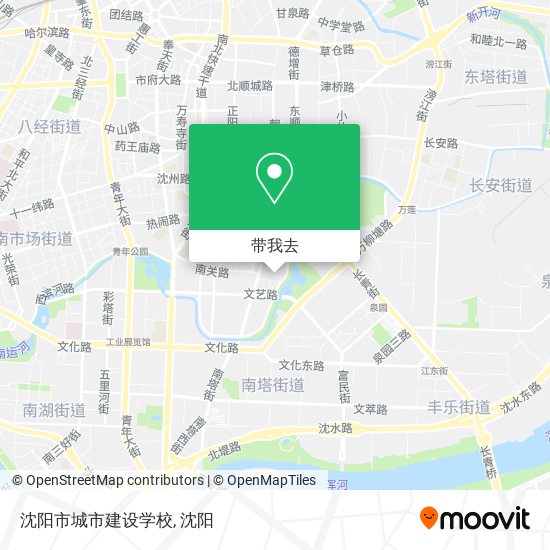 沈阳市城市建设学校地图