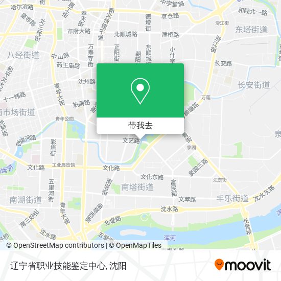 辽宁省职业技能鉴定中心地图