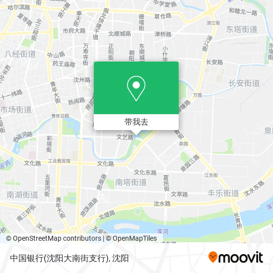 中国银行(沈阳大南街支行)地图