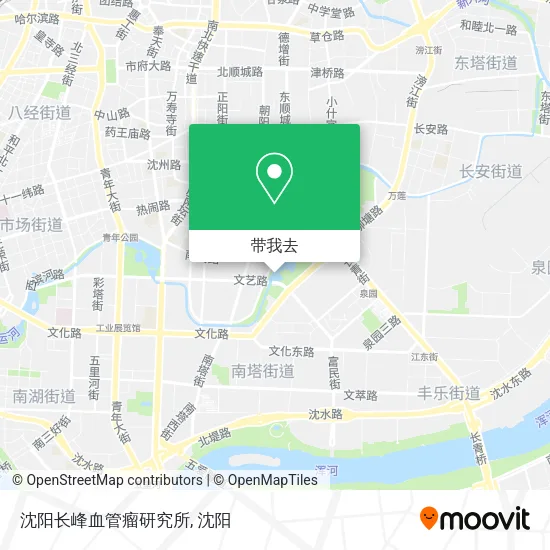 沈阳长峰血管瘤研究所地图
