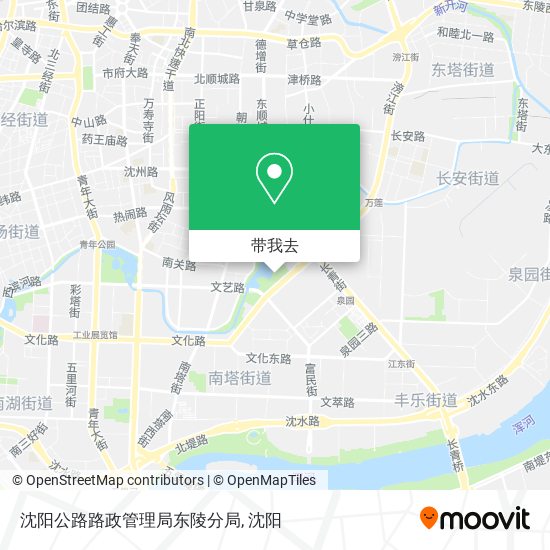 沈阳公路路政管理局东陵分局地图
