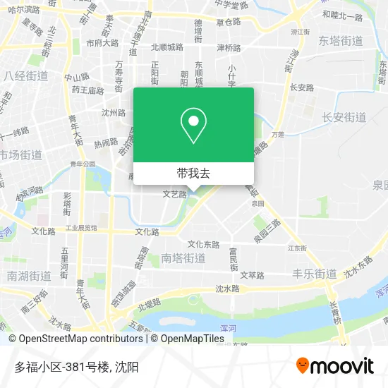 多福小区-381号楼地图