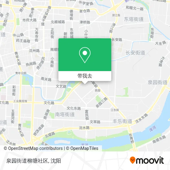 泉园街道柳塘社区地图