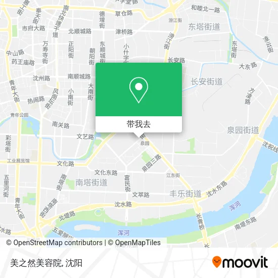 美之然美容院地图
