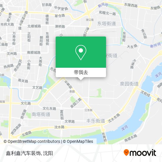 鑫利鑫汽车装饰地图