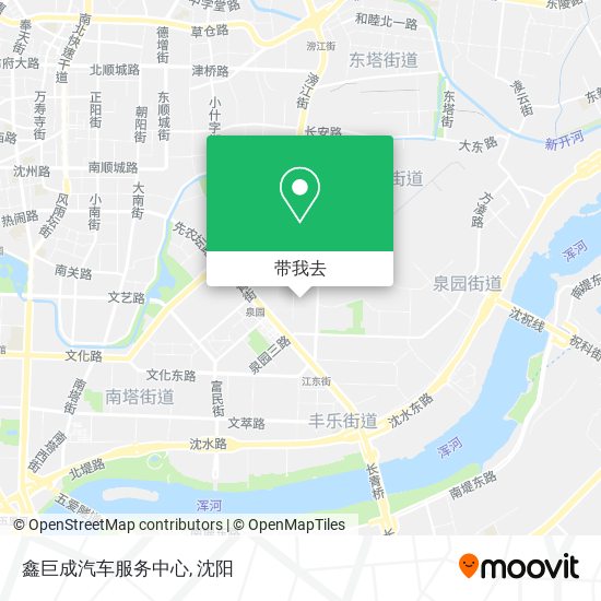 鑫巨成汽车服务中心地图