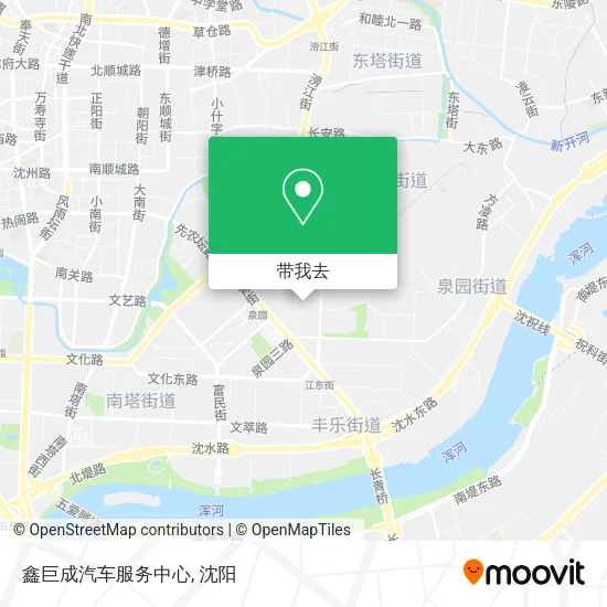 鑫巨成汽车服务中心地图
