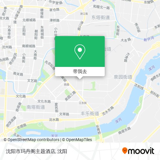 沈阳市玛丹阁主题酒店地图