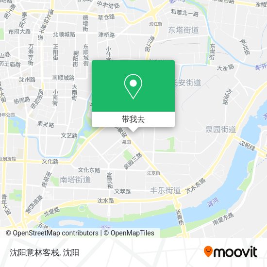 沈阳意林客栈地图