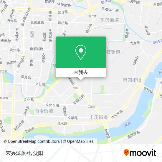 宏兴源旅社地图