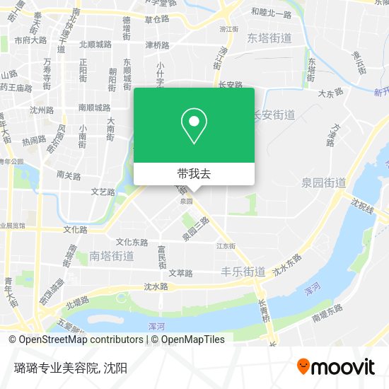 璐璐专业美容院地图