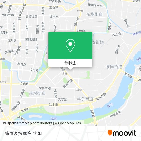 缘雨梦按摩院地图