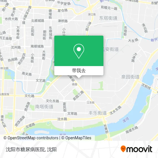 沈阳市糖尿病医院地图