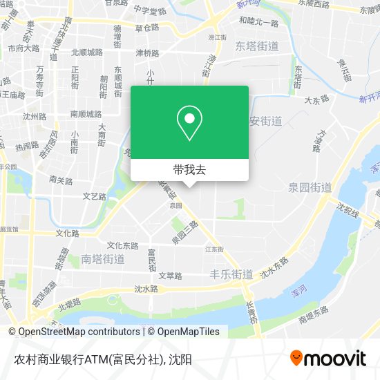 农村商业银行ATM(富民分社)地图